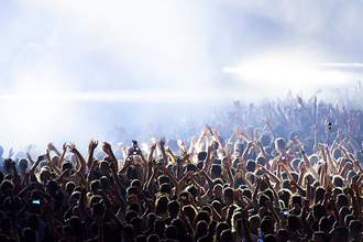 crowd at concert