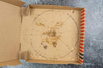 empty pizza box
