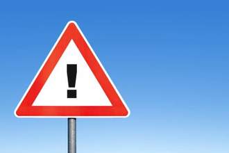 exclamation point triangle warning sign