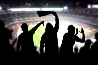 fans booing at stadium