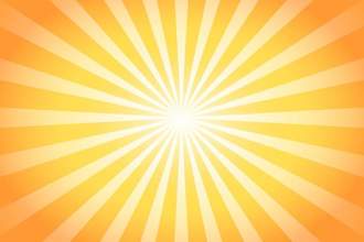 gradient sunburst background in warm yellow tones