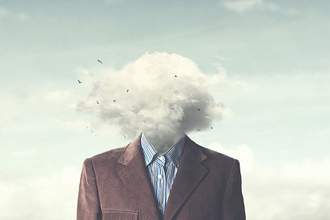 head in clouds
