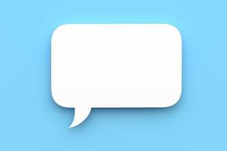 large speech bubble