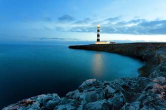 lighthouse in bay