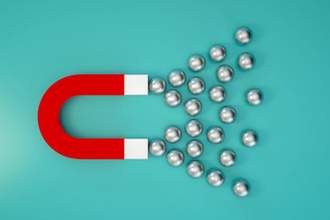 magnet and chrome balls