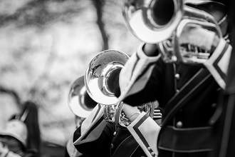 military brass band