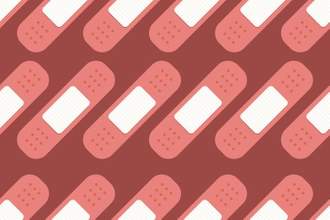 pattern of band-aids