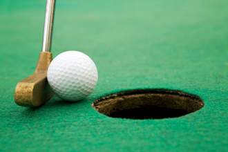 putt from less than an inch away