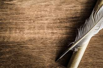 quill and paper