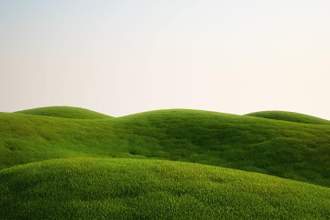 rolling green hills