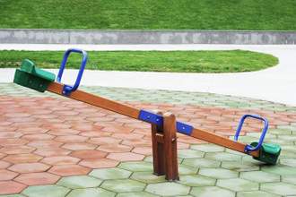 seesaw at the park