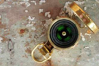 spinning compass