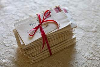 stack of love letters