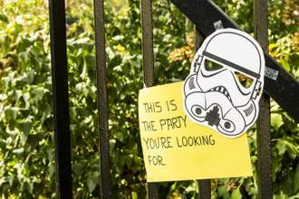 star wars party entrance