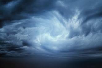 stormy clouds swirling