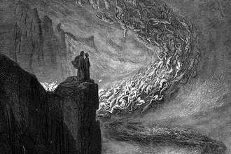the stormy blast of hell engraving