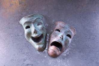 theatrical masks