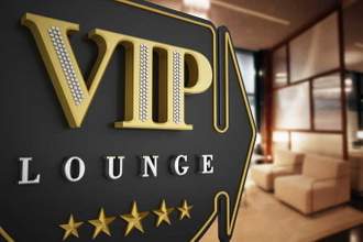 vip lounge sign