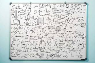 whiteboard with written information