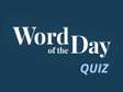 thumbnail graphic with text word of the day quiz