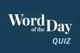 thumbnail graphic with text word of the day quiz