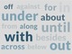 video ending a sentence with a preposition