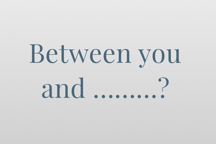 video between you and i or me