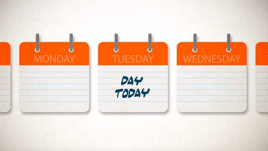 calendar that says day today