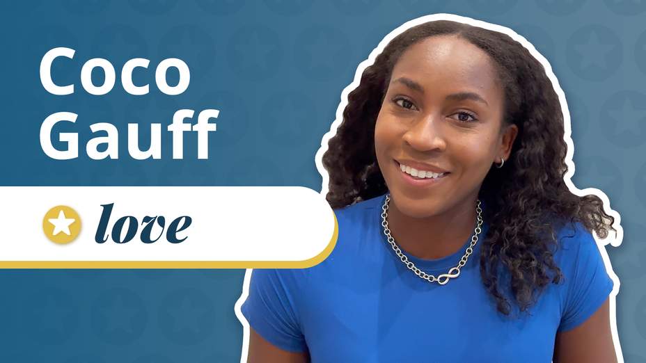 coco gauff word icons love