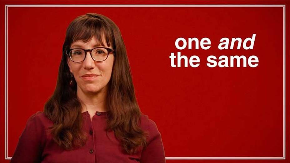 emily brewster and one and the same text graphic