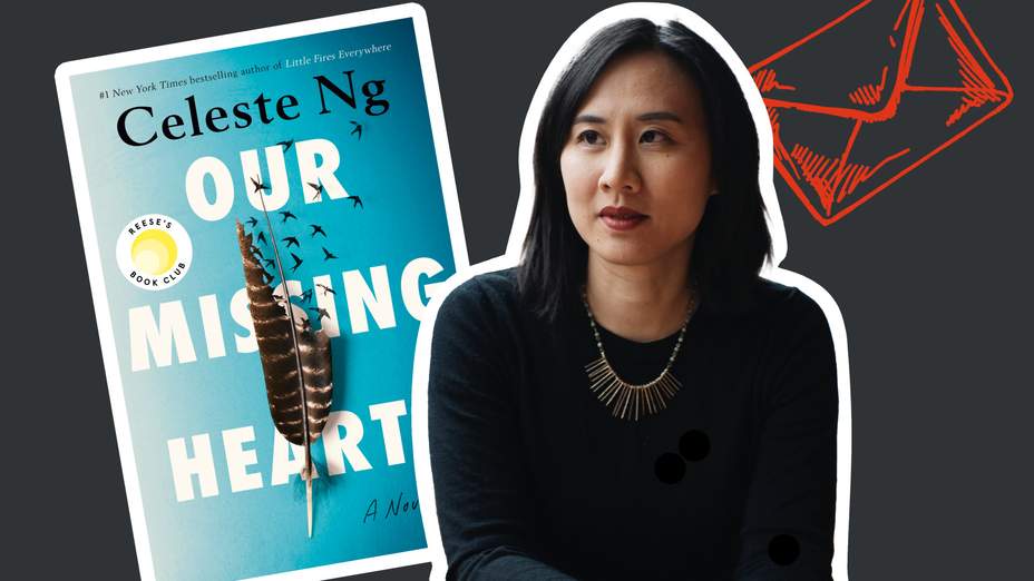 novelist celest ng with her book our missing heart