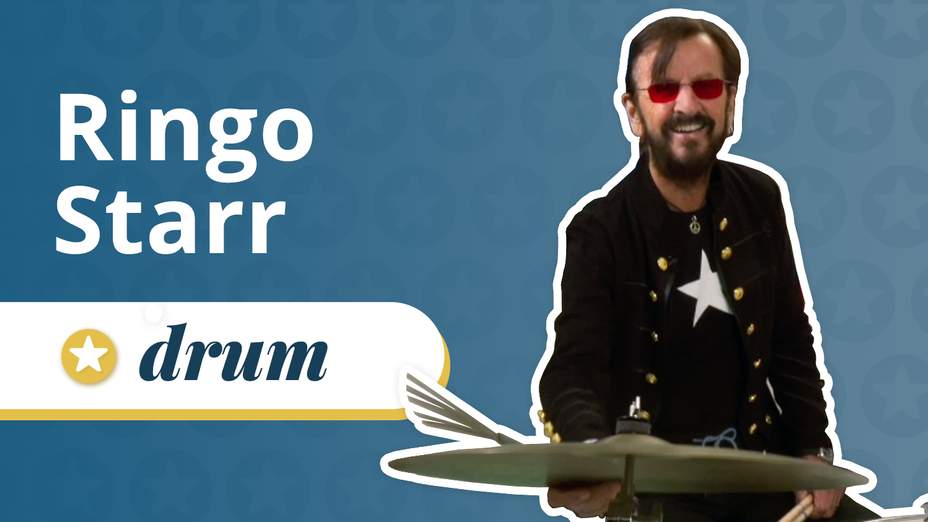 ringo starr word icons drum