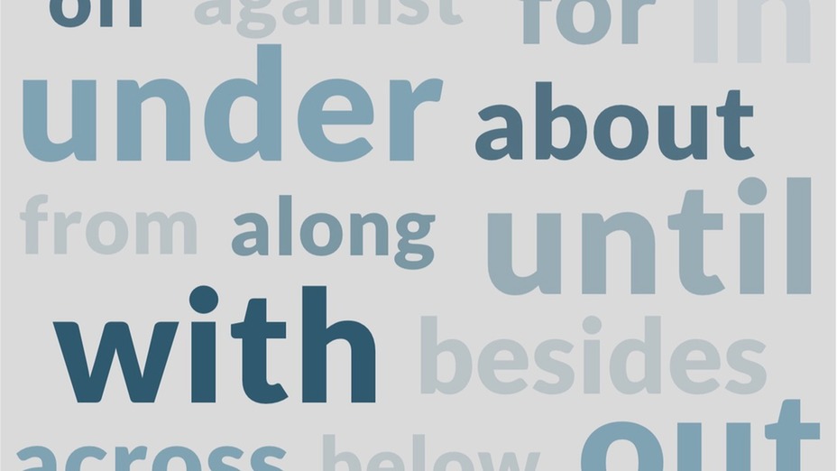 video ending a sentence with a preposition