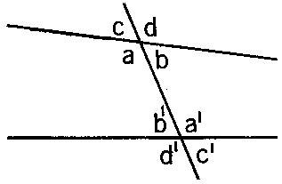 Illustration of alternate angle