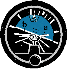 Illustration of artificial horizon