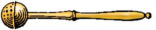 Illustration of aspergillum
