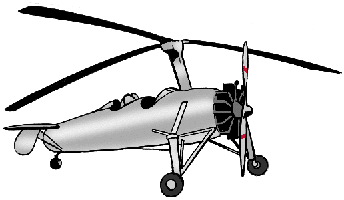 Illustration of autogiro