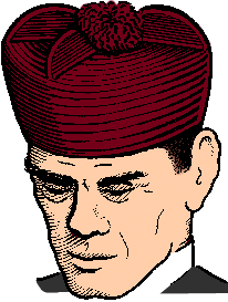 Illustration of biretta