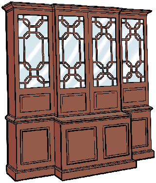 Illustration of breakfront