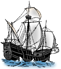 Illustration of caravel