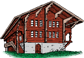 Illustration of chalet