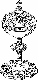 Illustration of ciborium