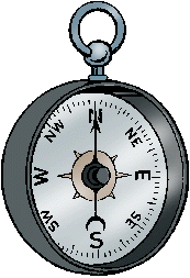 Illustration of compass
