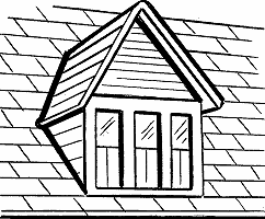 Illustration of dormer