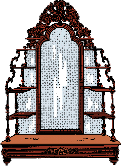 Illustration of étagère