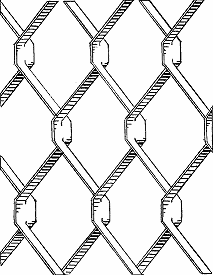 Illustration of expanded metal