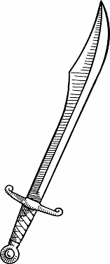 Illustration of falchion
