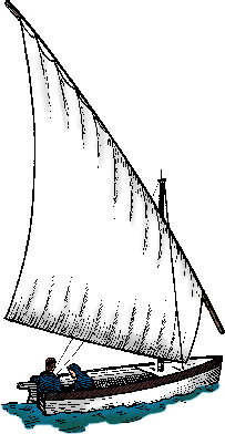 Illustration of felucca