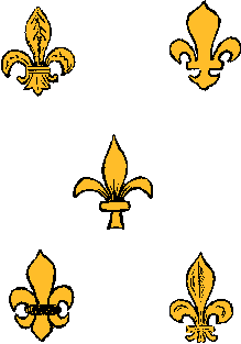 Illustration of fleur-de-lis