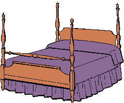 Illustration of four-poster